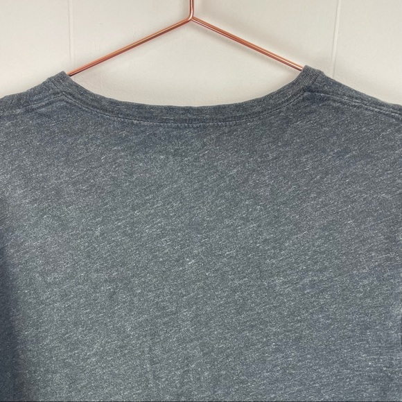 J.Crew Field Knit Gray Marled V-Neck Short Sleeve T-Shirt - Picture 7 of 8